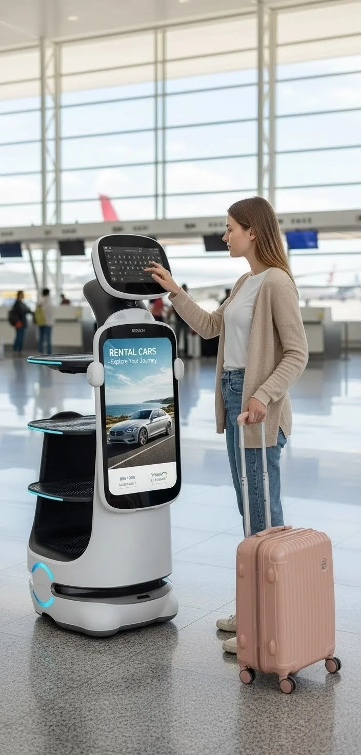 Robot in Aeroporto